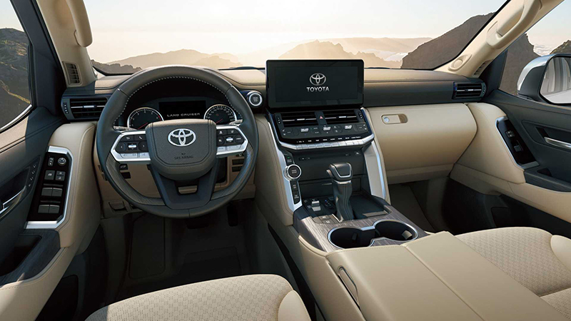 Noi that xe Toyota Land Cruiser 2022 giaxehoi vn - Đánh giá Toyota Land Cruiser 2022 thế hệ mới: Lột xác ấn tượng sau 14 năm